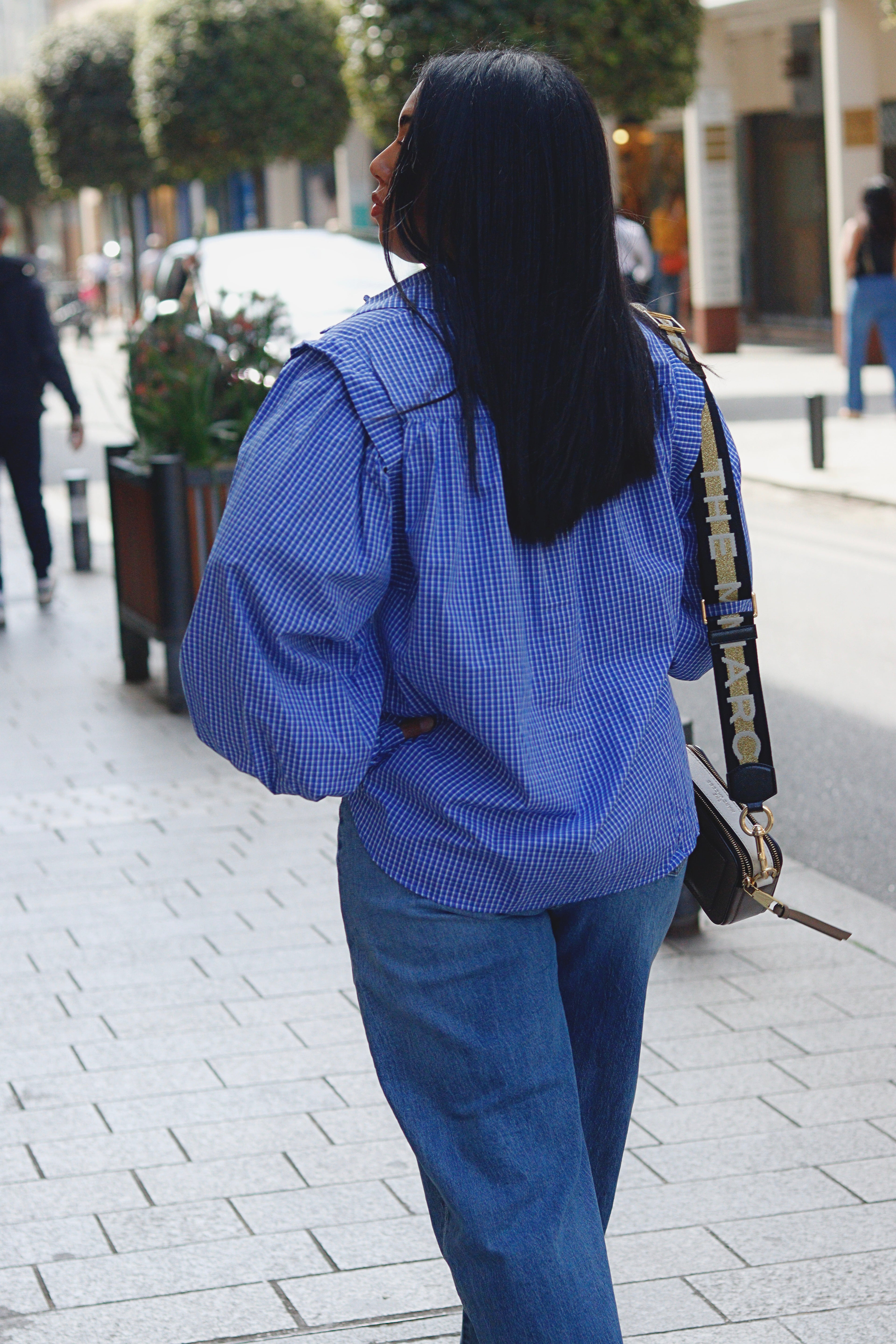 Chemise VICHY à épaulettes