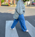 Chemise verte LINO oversize