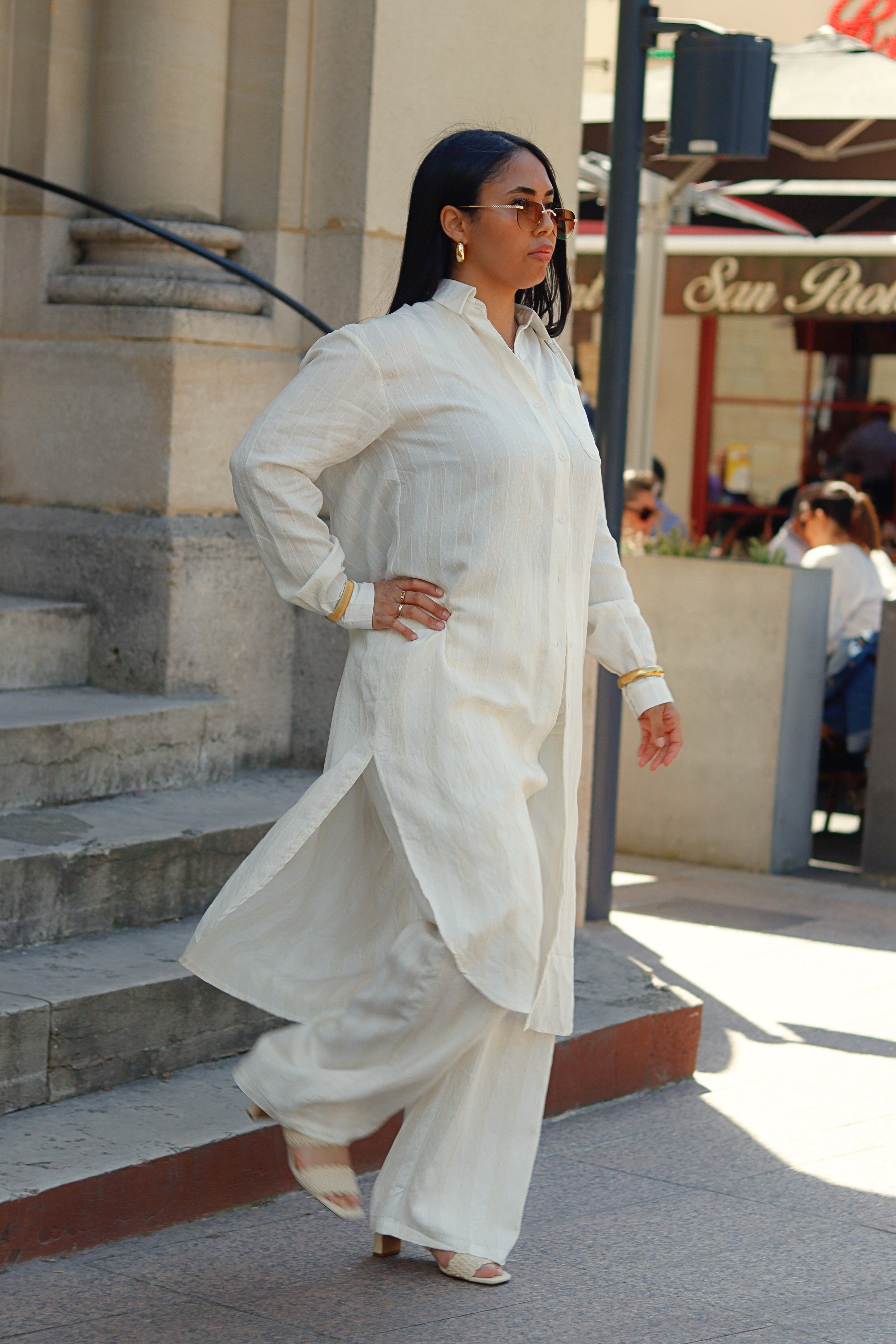 Ensemble JADE écru