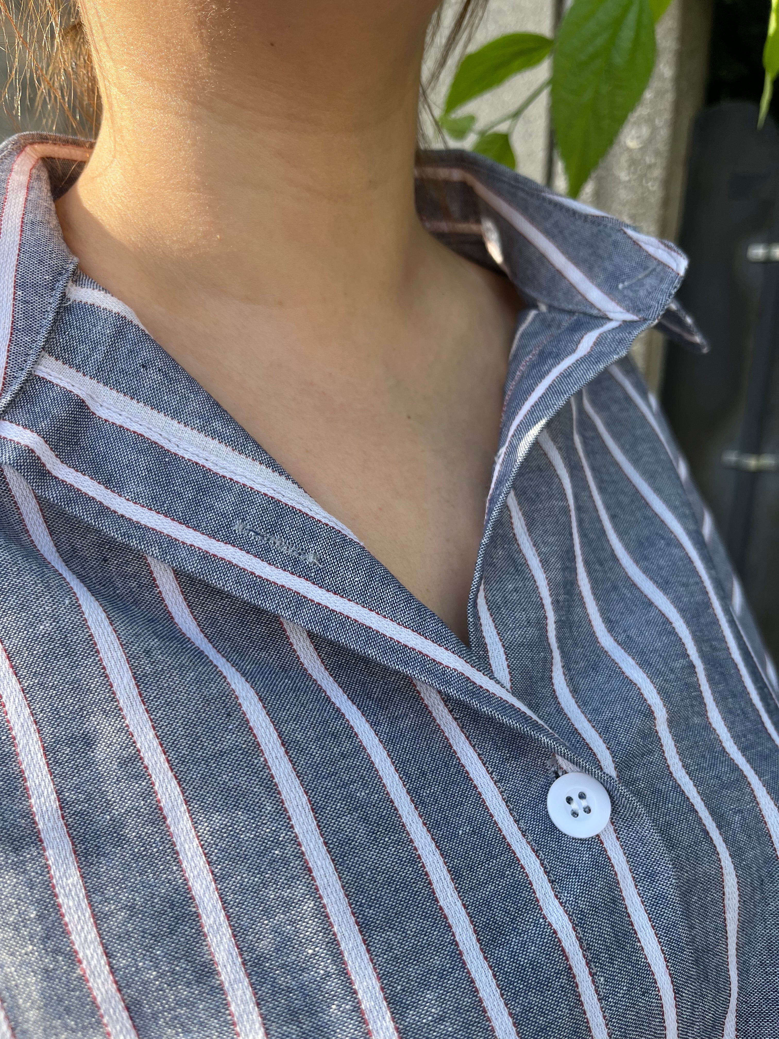 Chemise bleue LINO oversize